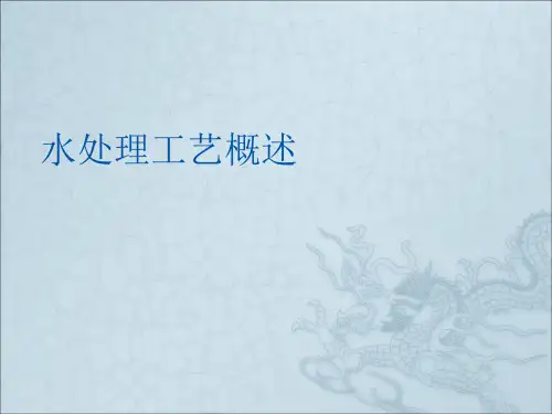 水处理工艺培训