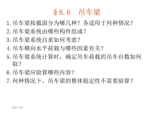 §86  吊车梁