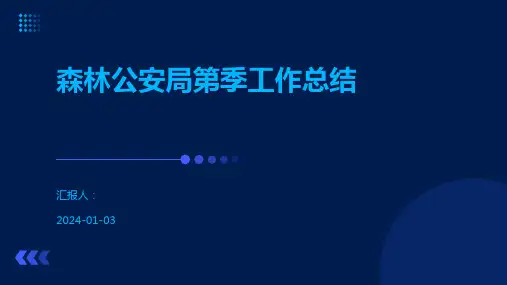 森林公安局第季工作总结