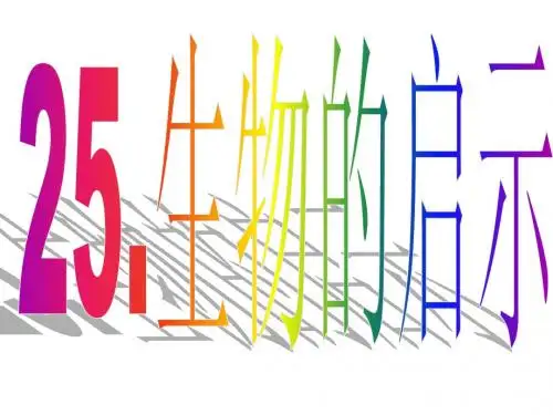 科学25.生物的启示(课件)