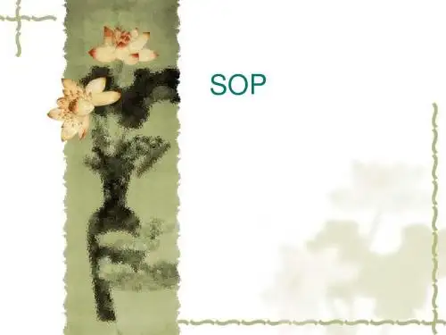 SOP培训
