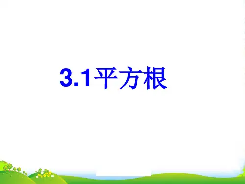 湘教八年级数学上册《平方根》课件(共17张PPT)