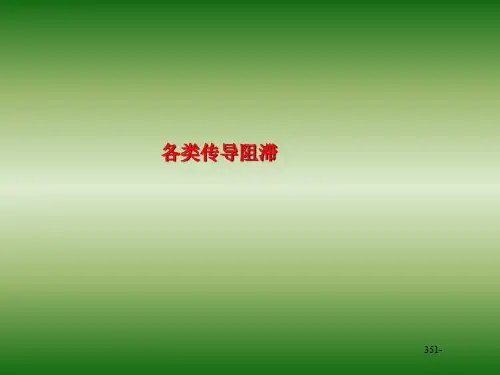 各类传导阻滞 ppt课件