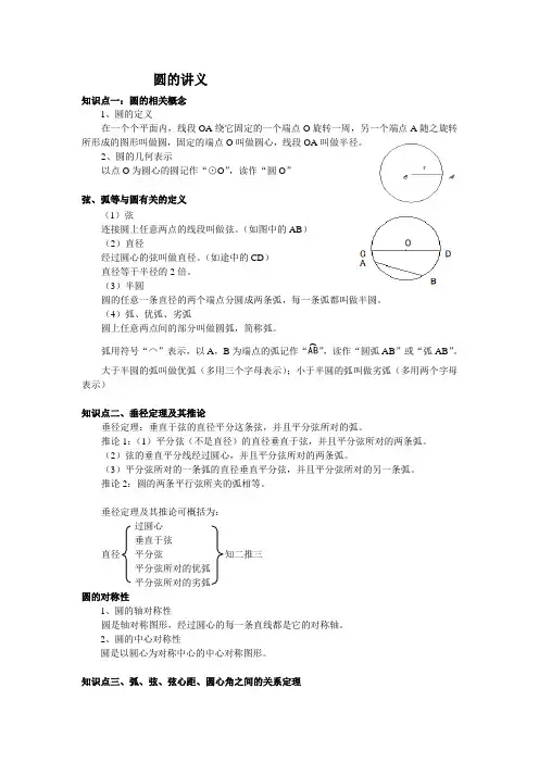 圆的讲义