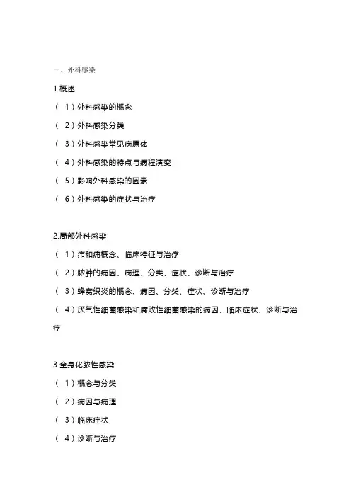 2024执业兽医考试大纲  兽医外科与外科手术学