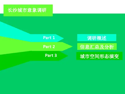 长沙城市意象调研 最终版