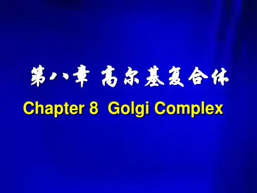 中国海洋大学细胞生物学课件-08高尔基复合体01