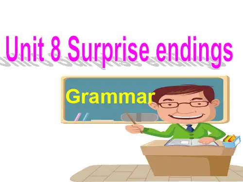 牛津深圳初中英语九年级英语上册《unit 8 Surprise endings P3 Grammar》精品课件