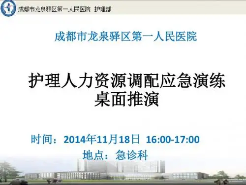护理人力资源调配应急演练(桌面推演)