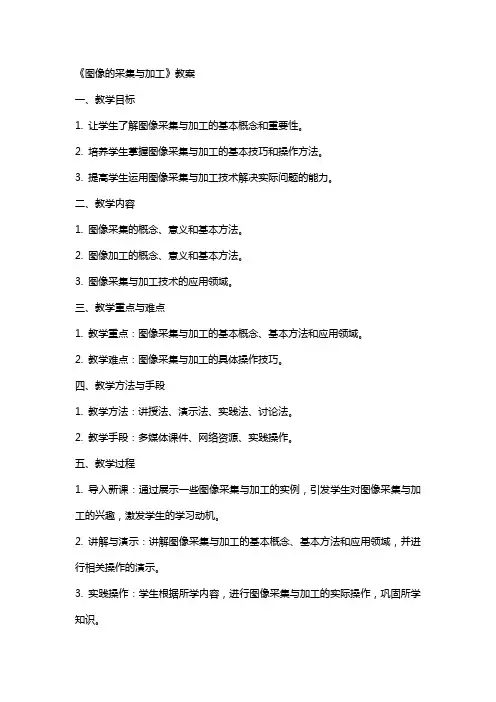 《图像的采集与加工》教案
