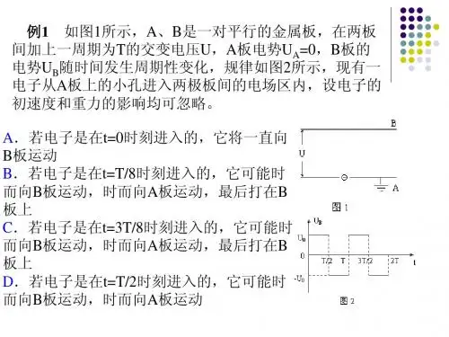 带电粒子在电场中的运动