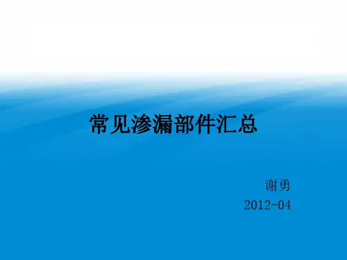 737-700800常见渗漏部件汇总
