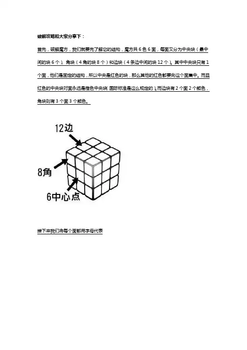 只要7步,就能将任何魔方6面还原 (有图有真相)