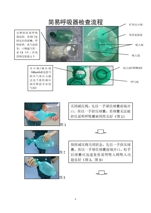 简易呼吸器检测流程