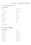 人教版小学英语三年级下课文翻译