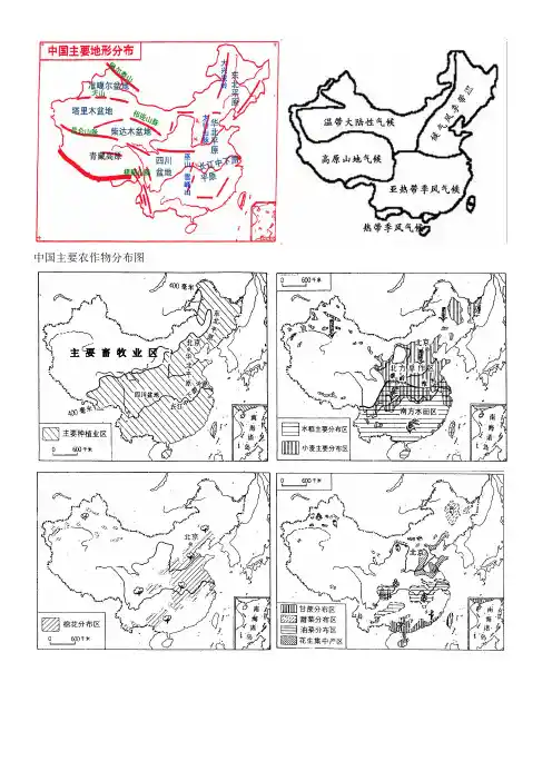 中国农作物习性