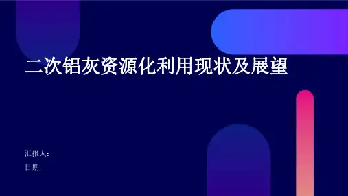 二次铝灰资源化利用现状及展望