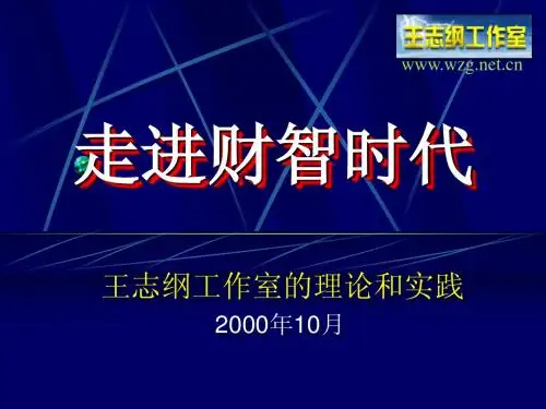 王志纲工作室的理论和实践