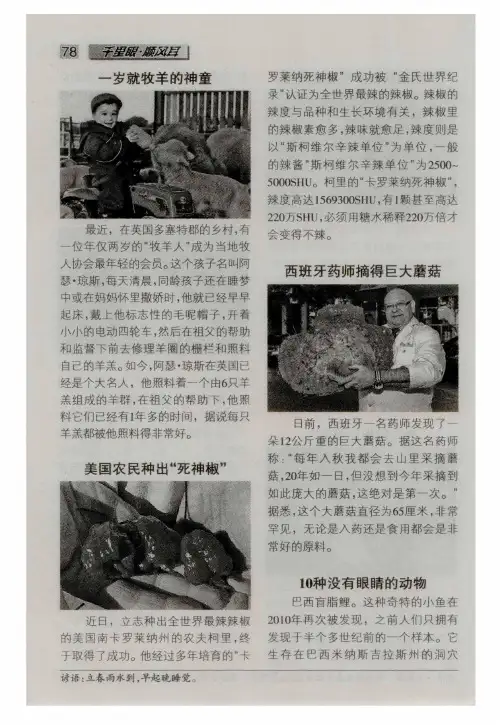 10种没有眼睛的动物
