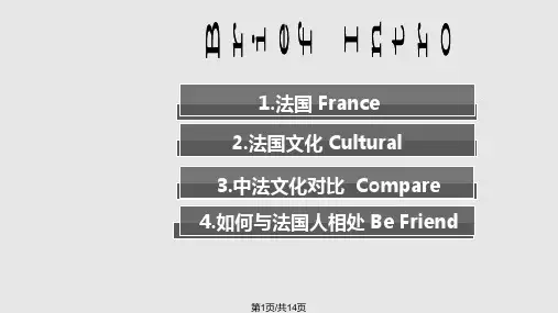 法国礼仪文化简介PPT课件