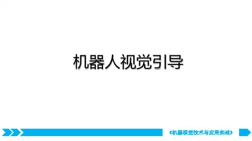 机器人视觉引导理论基础精选全文完整版