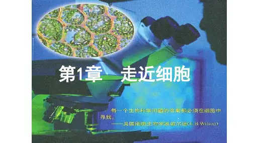 人教版生物必修一1.1从生物圈到细胞(共18张PPT)