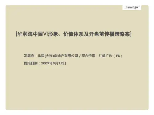 2007华润海中国VI形象、价值体系及开盘前传播策略案62p