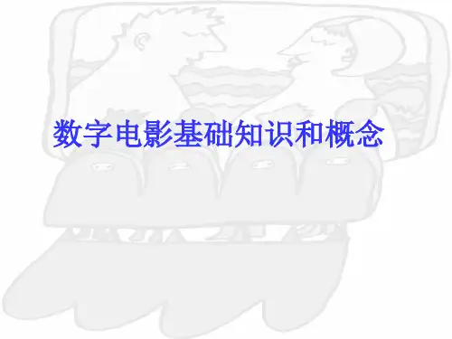 数字电影基础知识和概念