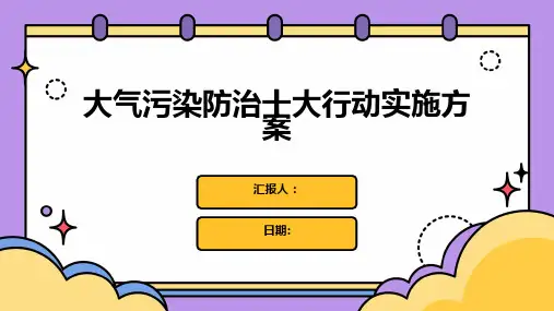 大气污染防治十大行动实施方案