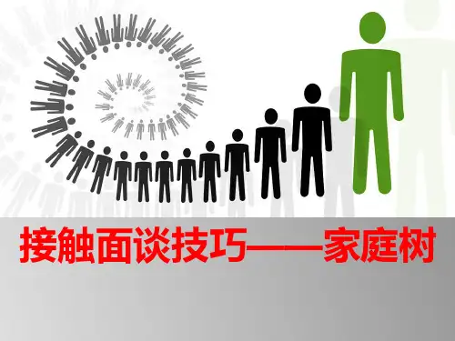 接触面谈技巧——家庭树