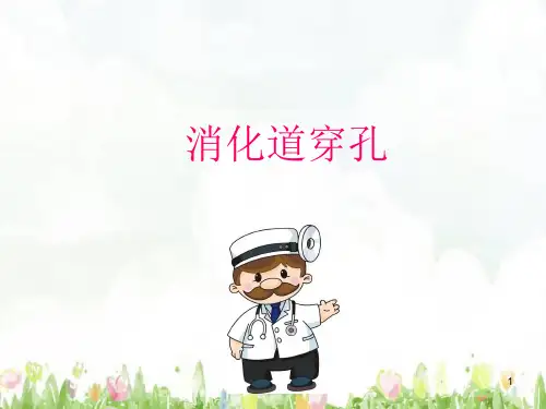 (医学课件)消化道穿孔CT诊断