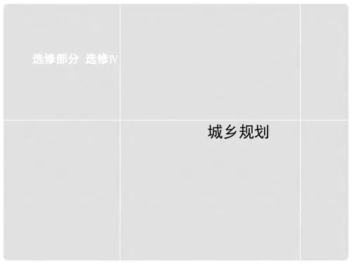 高考地理总复习 城乡规划课件 湘教版
