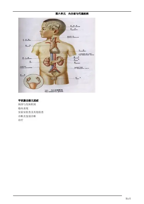 内科学-内分泌与代谢疾病