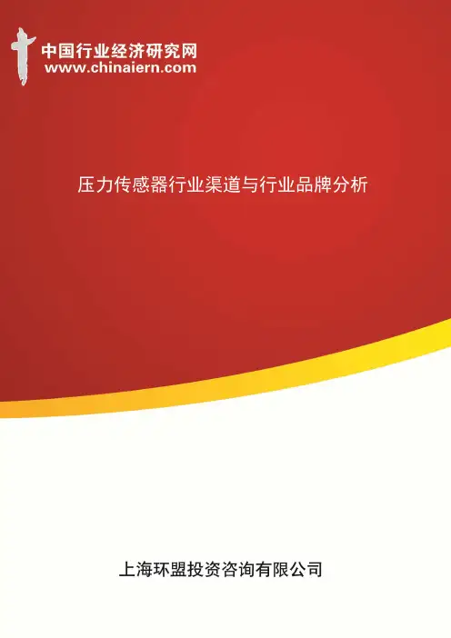 (上海环盟咨询)压力传感器行业渠道与行业品牌分析