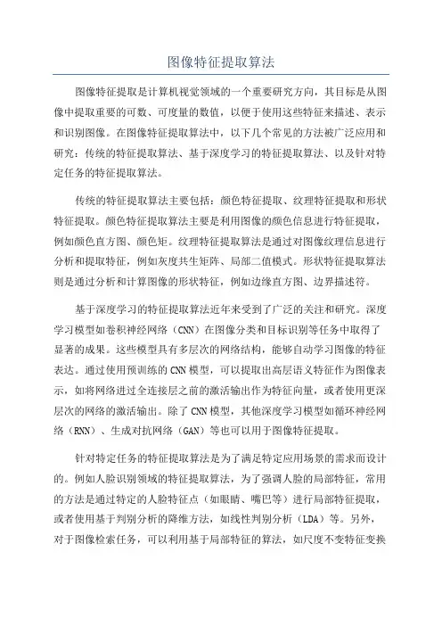 图像特征提取算法
