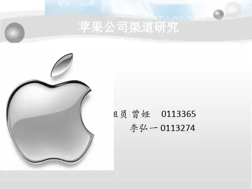 苹果公司渠道分析