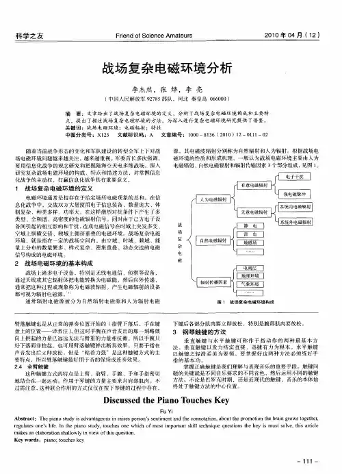 战场复杂电磁环境分析