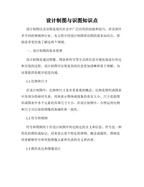 设计制图与识图知识点