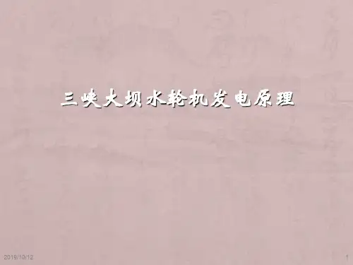 混流式水轮机结构及发电原理ppt课件