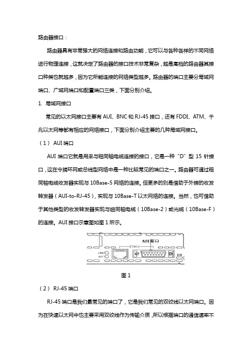 路由器接口