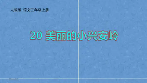 《美丽的小兴安岭》课件完美版