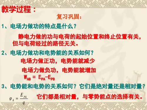 电势差公开课ppt课件