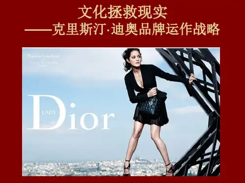 服装品牌运作案例分析：dior