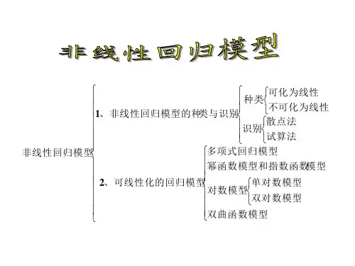 非线性回归和主成分分析