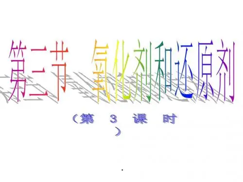 鲁科版高中化学必修一课件第三课时