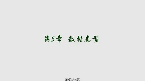 数学matlab数据类型PPT课件