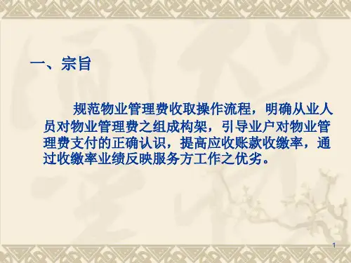 物业管理费催缴流程及技巧