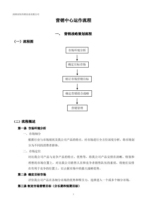 5-营销中心运作流程