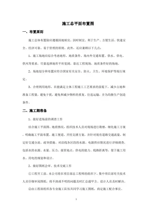 施工总平面布置图