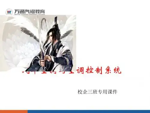 汽车空调与空调控制系统(ppt 62页)